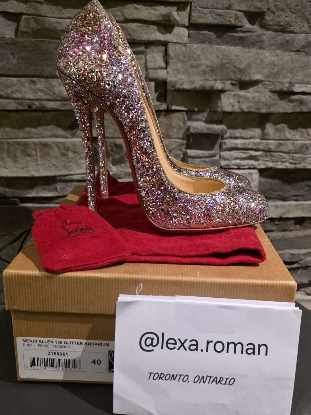 Christian Louboutin Merci Allen 130mm EU40